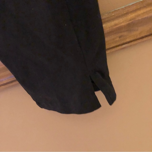 Athleta Cropped Pull on Leggings Zipper pocket Legging Pants Black XS - Picture 3 of 8